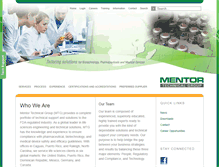 Tablet Screenshot of mentortg.com